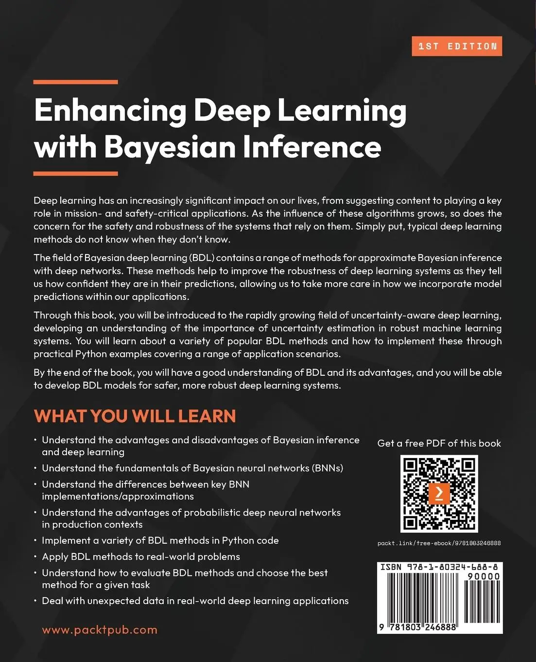 Rückseite: 9781803246888 | Enhancing Deep Learning with Bayesian Inference | Matt Benatan (u. a.)