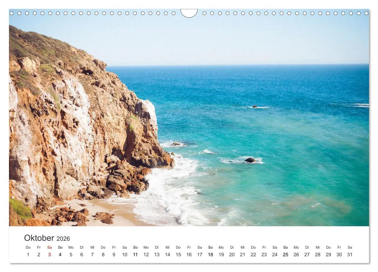 Bild: 9783457616888 | Am Strand von Malibu (Wandkalender 2026 DIN A3 quer), CALVENDO...