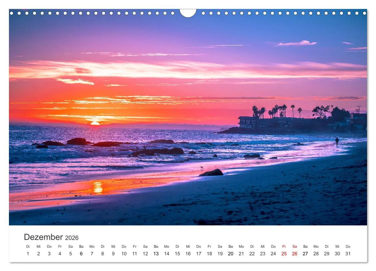 Bild: 9783457616888 | Am Strand von Malibu (Wandkalender 2026 DIN A3 quer), CALVENDO...
