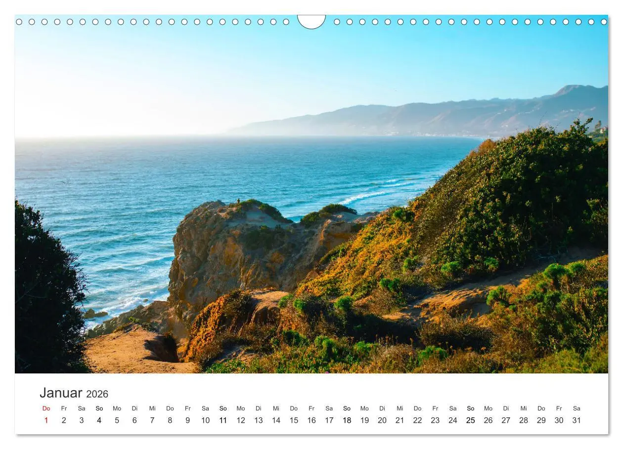 Bild: 9783457616888 | Am Strand von Malibu (Wandkalender 2026 DIN A3 quer), CALVENDO...