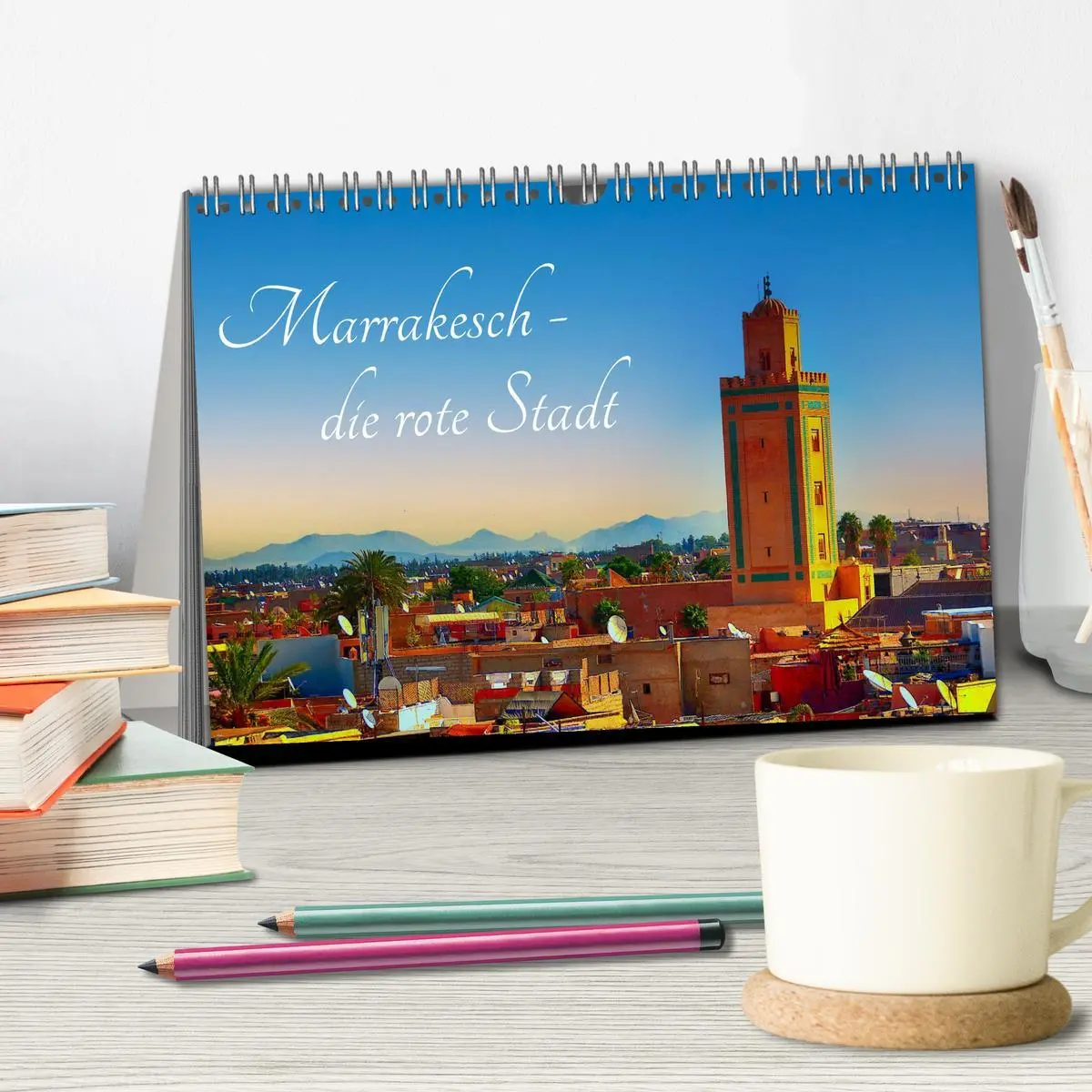 Bild: 9783516636888 | Marrakesch die rote Stadt (Tischkalender 2026 DIN A5 quer),...