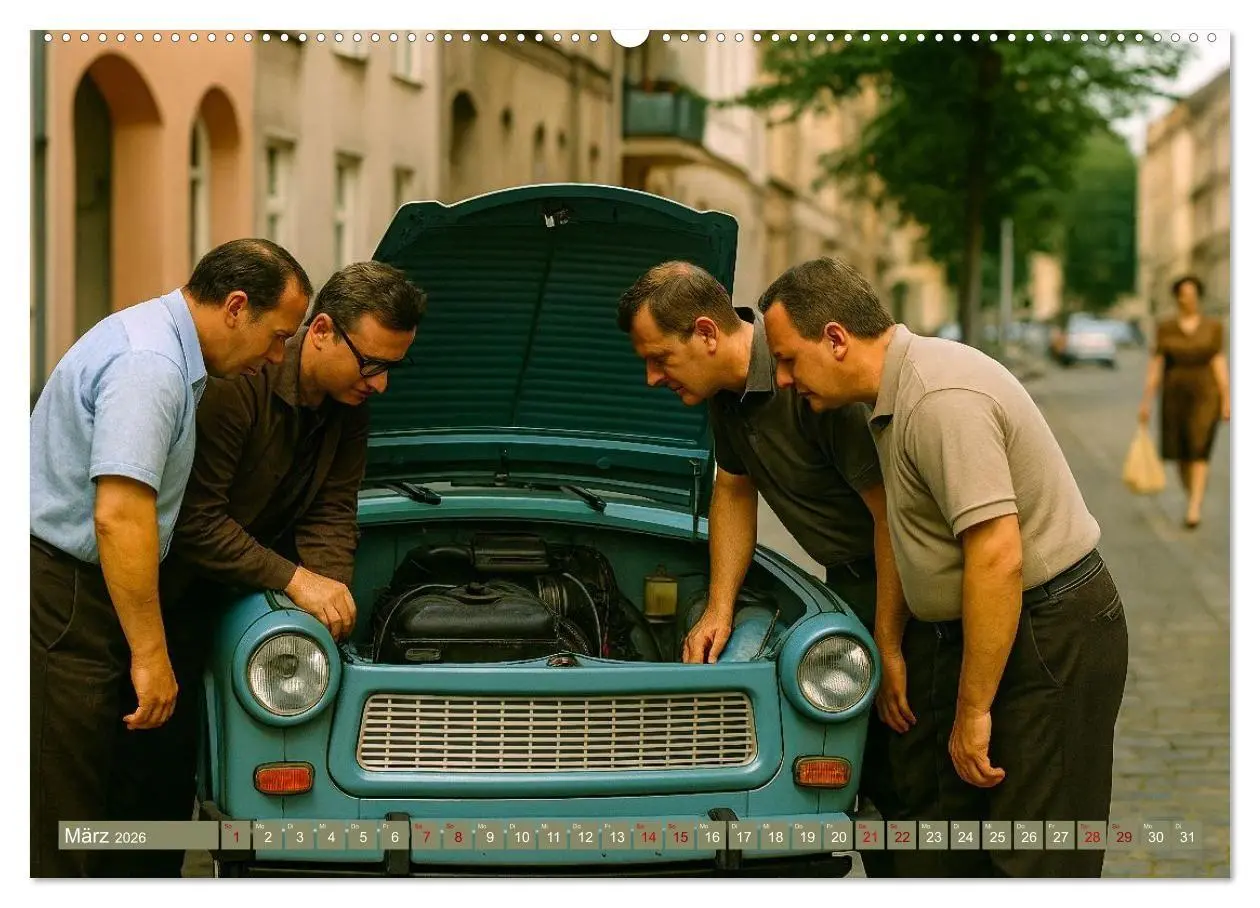 Bild: 9783516706888 | Alltagsgeschichten mit Trabant (Wandkalender 2026 DIN A2 quer),...