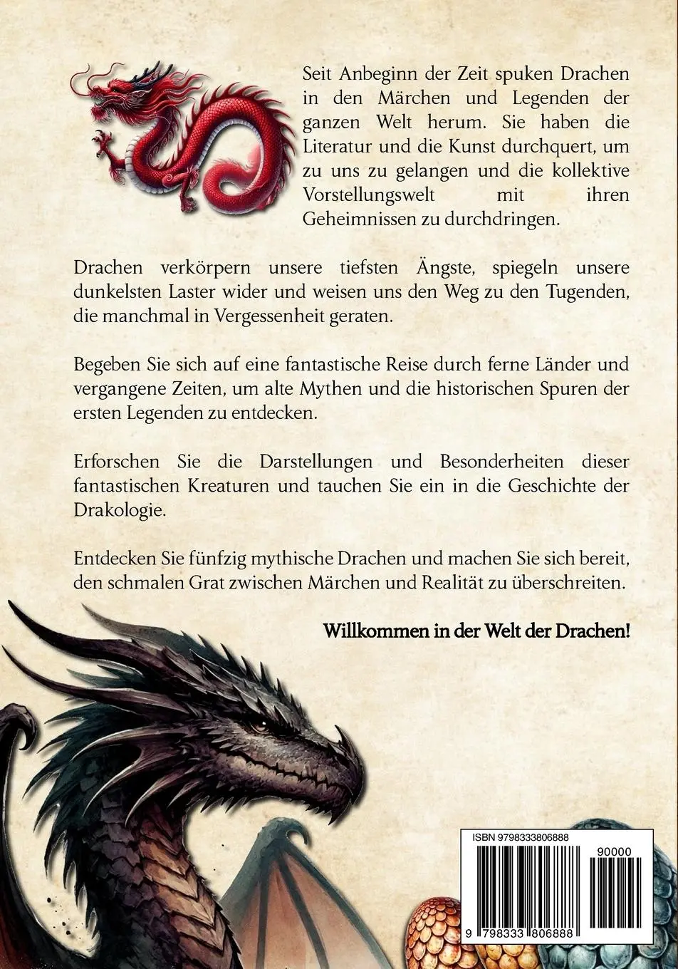 Rückseite: 9798333806888 | DAS BUCH DER DRACHEN | Björn K. Johansson | Taschenbuch | Deutsch
