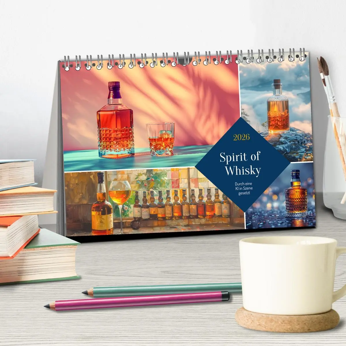 Bild: 9783457396988 | Spirit of Whisky (Tischkalender 2026 DIN A5 quer), CALVENDO...