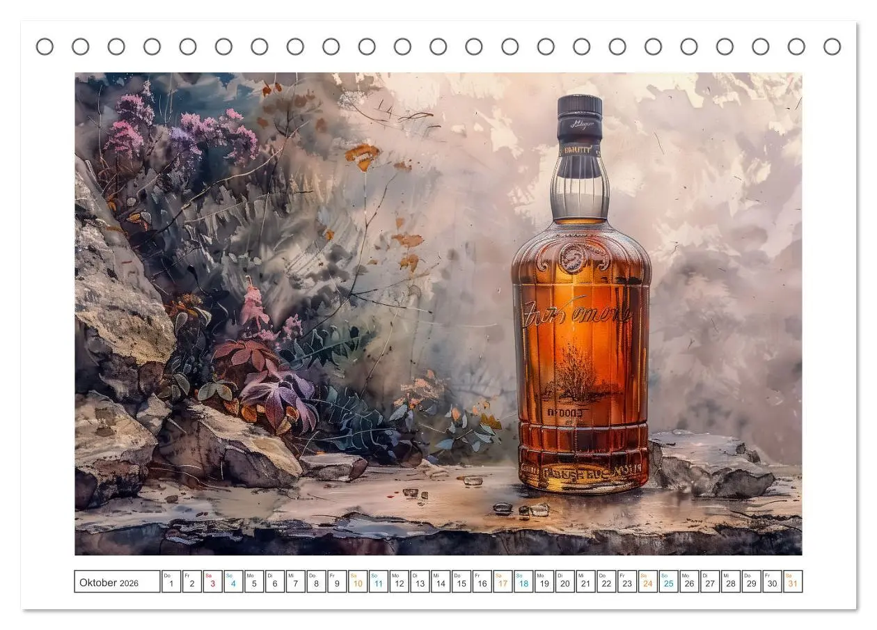 Bild: 9783457396988 | Spirit of Whisky (Tischkalender 2026 DIN A5 quer), CALVENDO...
