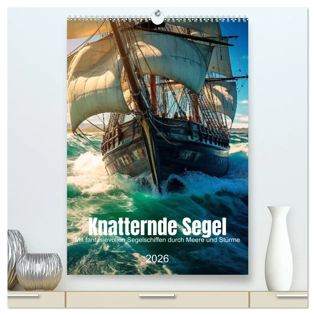 Cover: 9783516316988 | Knatternde Segel (hochwertiger Premium Wandkalender 2026 DIN A2...