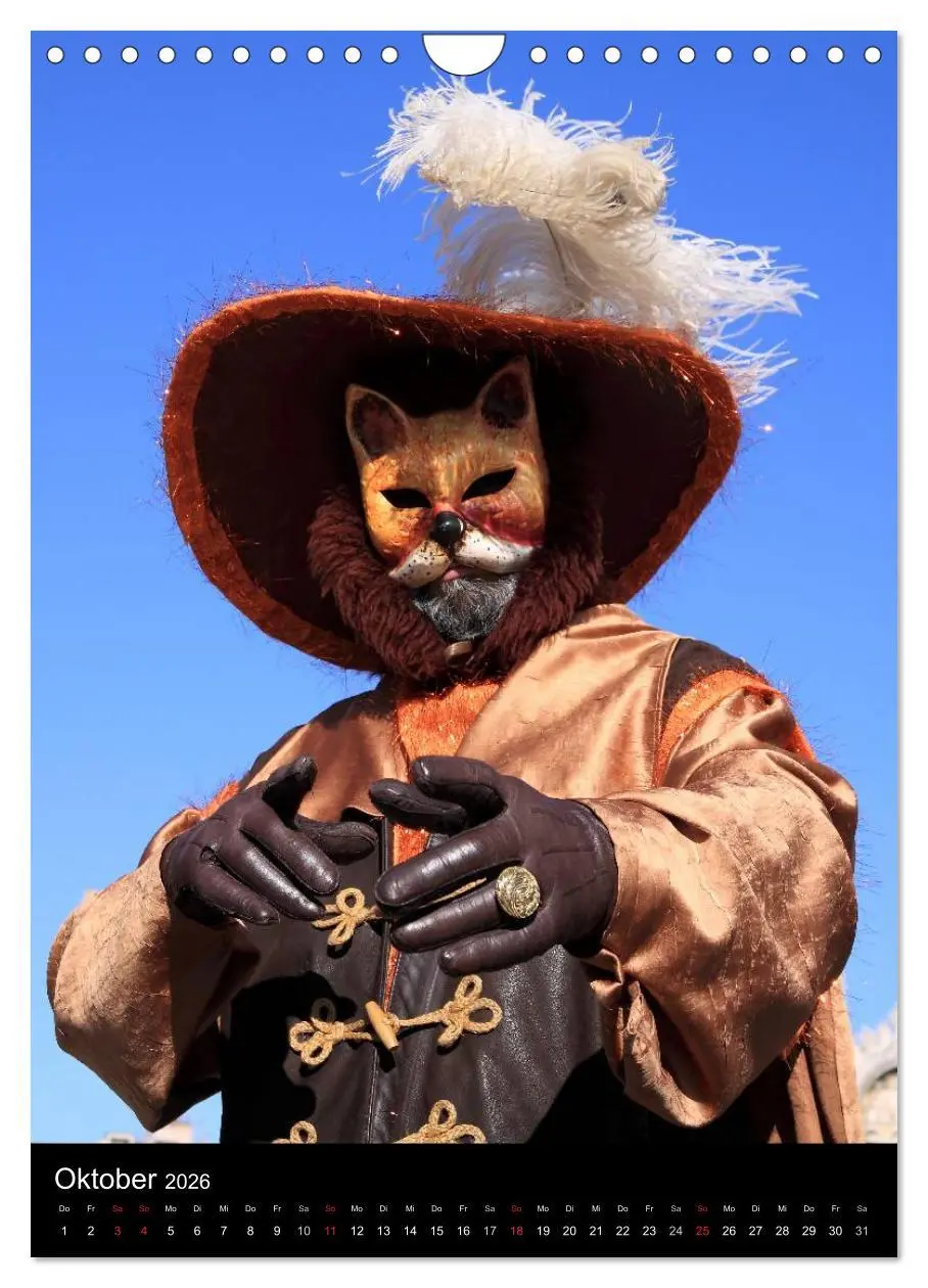 Bild: 9783516486988 | Karneval in Venedig - Phantasievolle Masken (Wandkalender 2026 DIN...