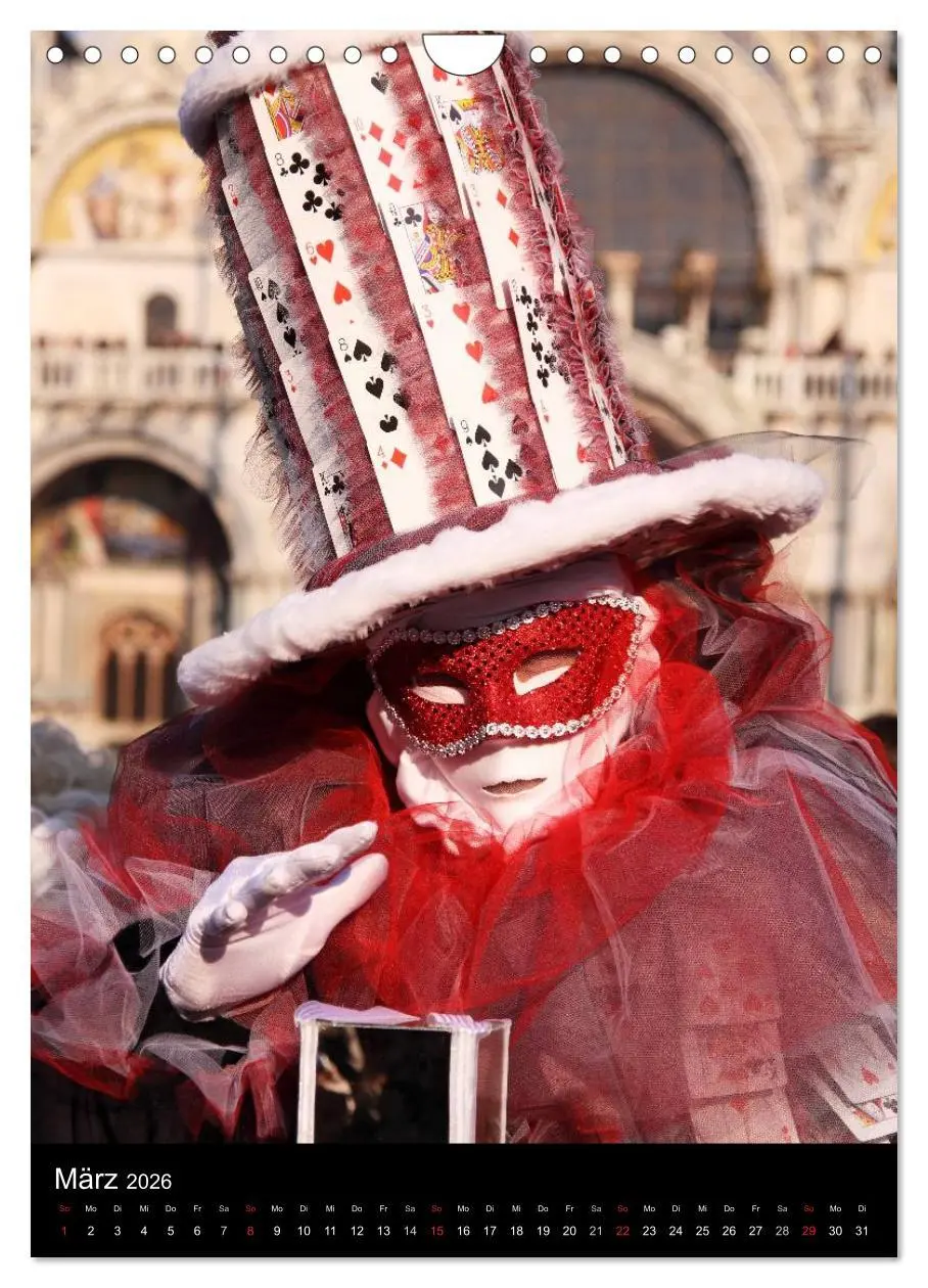 Bild: 9783516486988 | Karneval in Venedig - Phantasievolle Masken (Wandkalender 2026 DIN...
