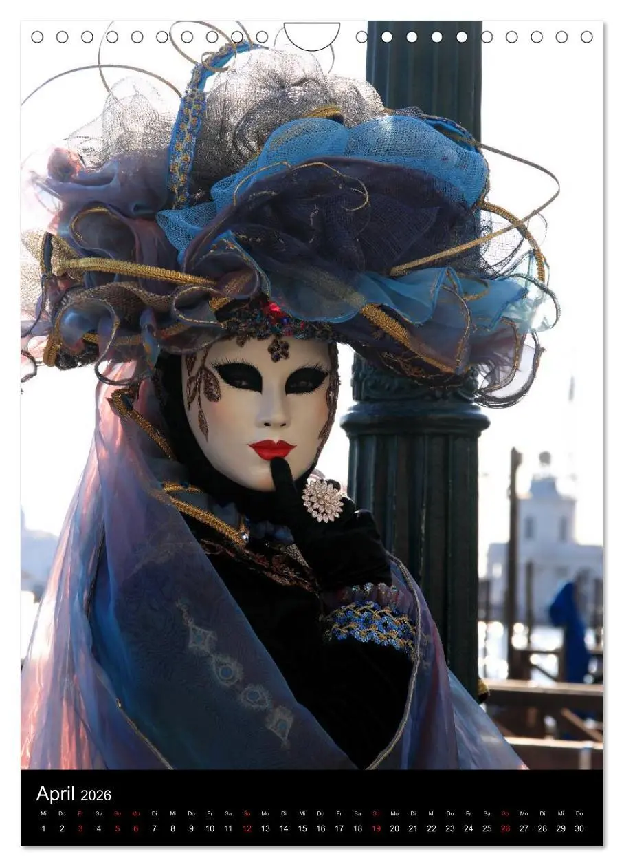 Bild: 9783516486988 | Karneval in Venedig - Phantasievolle Masken (Wandkalender 2026 DIN...