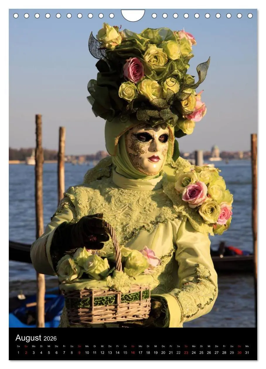 Bild: 9783516486988 | Karneval in Venedig - Phantasievolle Masken (Wandkalender 2026 DIN...