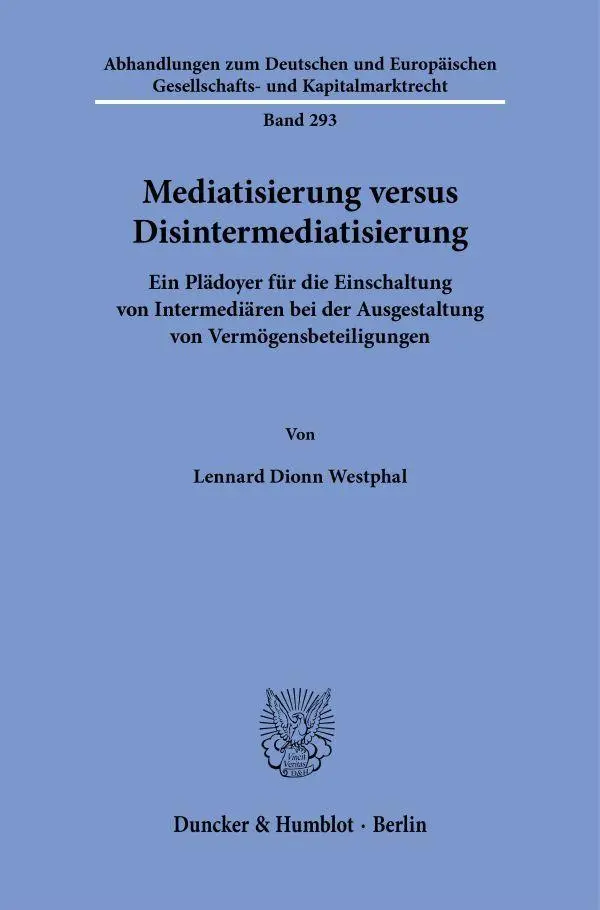 Mediatisierung versus Disintermediatisierung