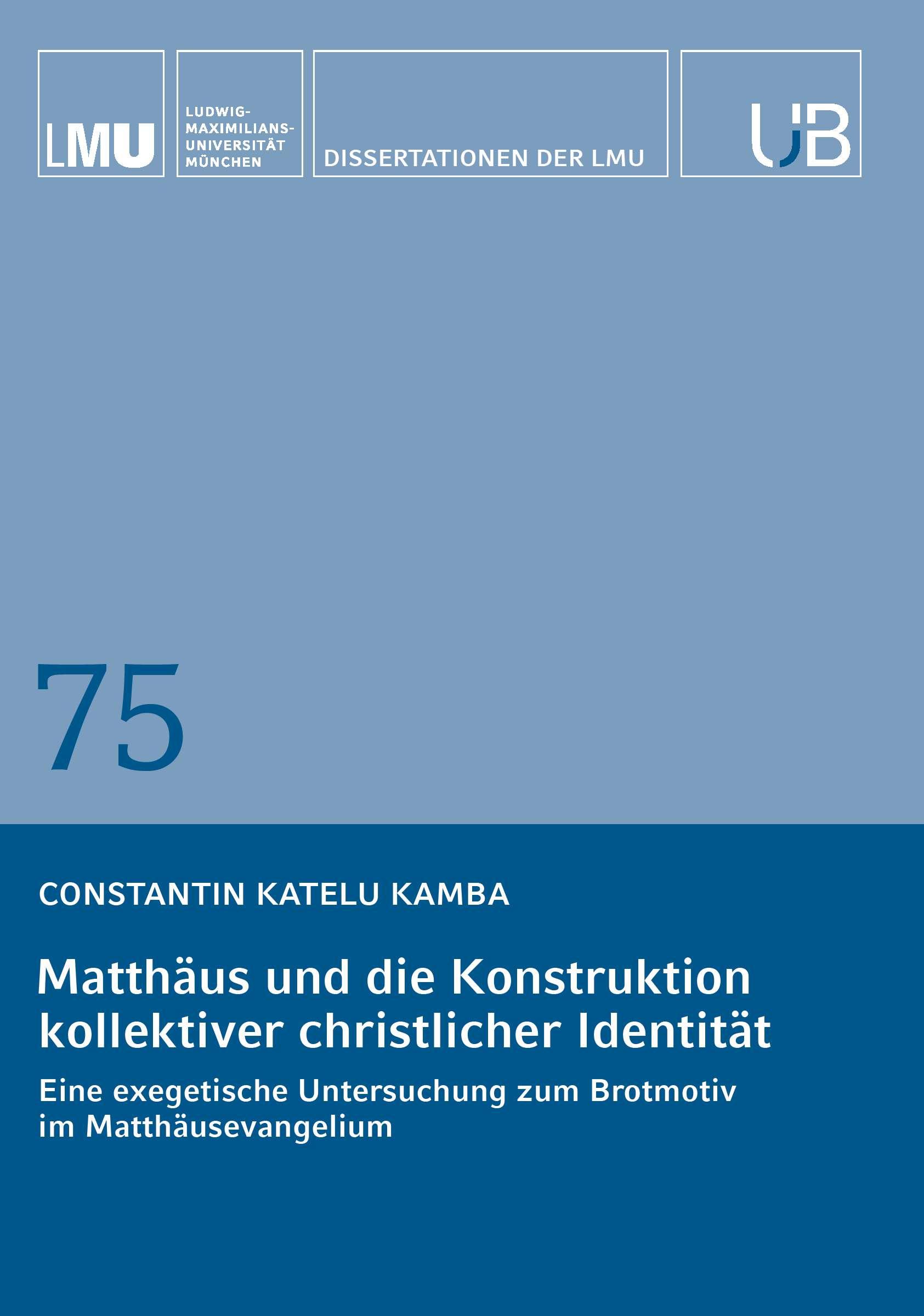 Cover: 9783991657088 | Matthäus und die Konstruktion kollektiver christlicher Identität