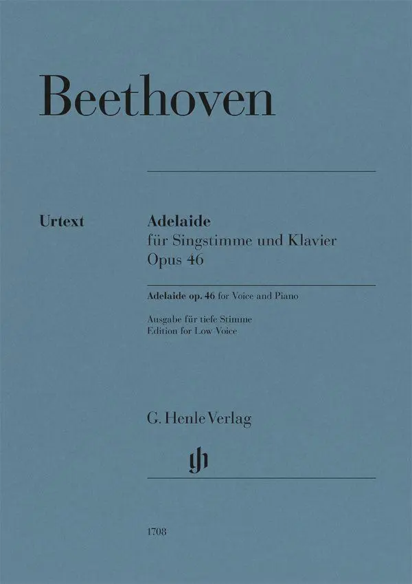 Cover: 9790201817088 | Ludwig van Beethoven - Adelaide op. 46 | Taschenbuch | Deutsch | 2026