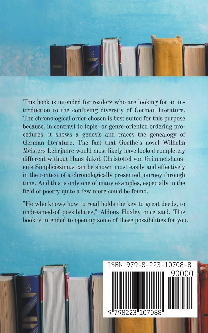 Rückseite: 9798223107088 | German Literary History for Beginners an Exciting and Entertaining...