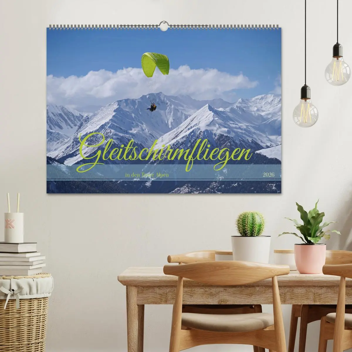 Bild: 9783457417188 | Gleitschirmfliegen in den Tuxer Alpen (Wandkalender 2026 DIN A2...
