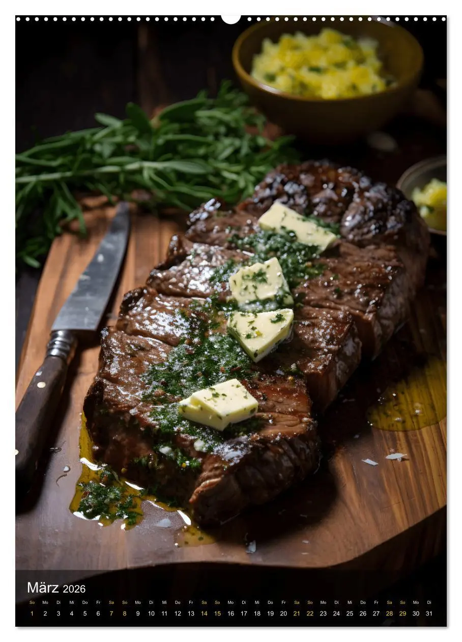 Bild: 9783516297188 | Meat Lovers - Köstliche Grill Abenteuer (Wandkalender 2026 DIN A2...
