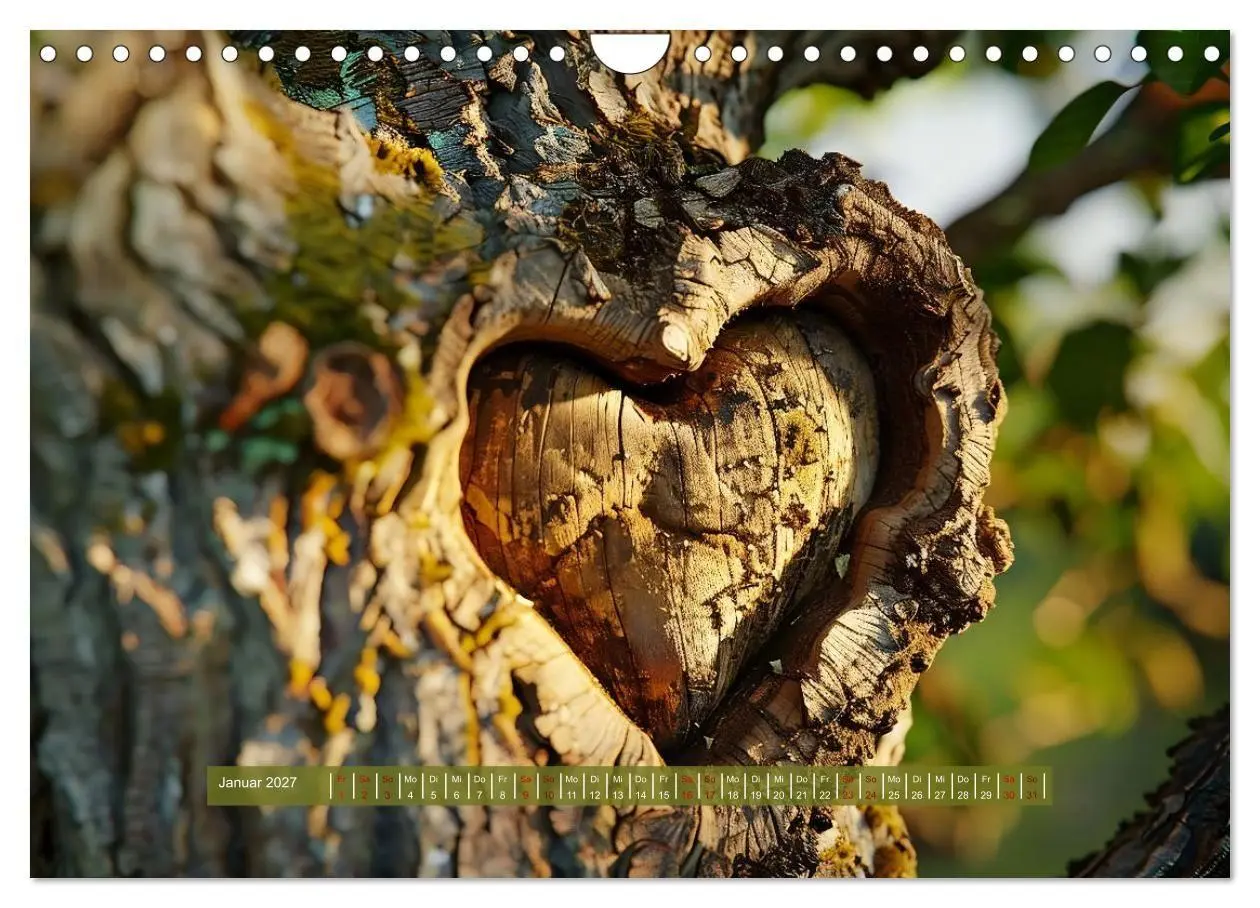 Bild: 9783569077188 | Mit dem Herzen der Natur (Wandkalender 2027 DIN A4 quer), CALVENDO...