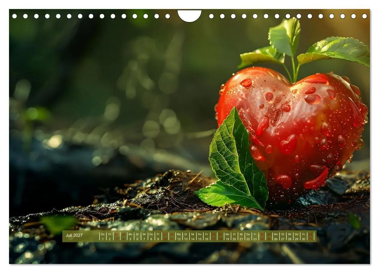 Bild: 9783569077188 | Mit dem Herzen der Natur (Wandkalender 2027 DIN A4 quer), CALVENDO...