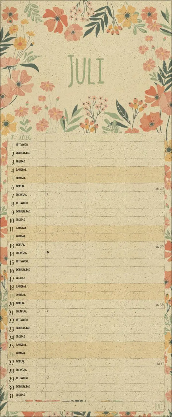 Bild: 9783731887188 | Natural Art Timer für 2 Graspapier 2026 | Korsch Verlag | Kalender