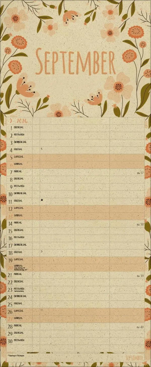 Bild: 9783731887188 | Natural Art Timer für 2 Graspapier 2026 | Korsch Verlag | Kalender