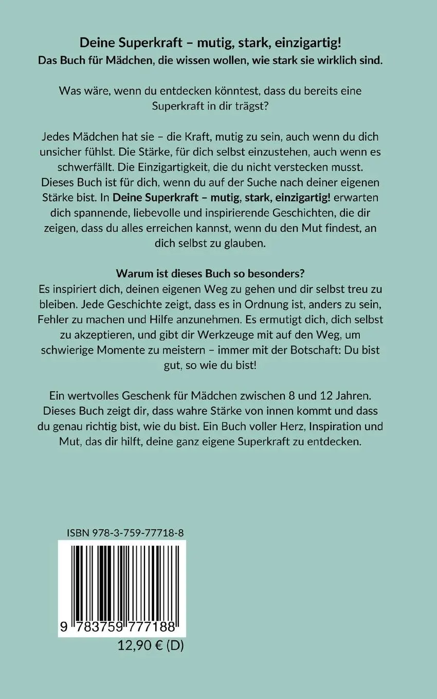 Rückseite: 9783759777188 | Deine Superkraft - mutig, stark, einzigartig! | Daniel Schmalhaus