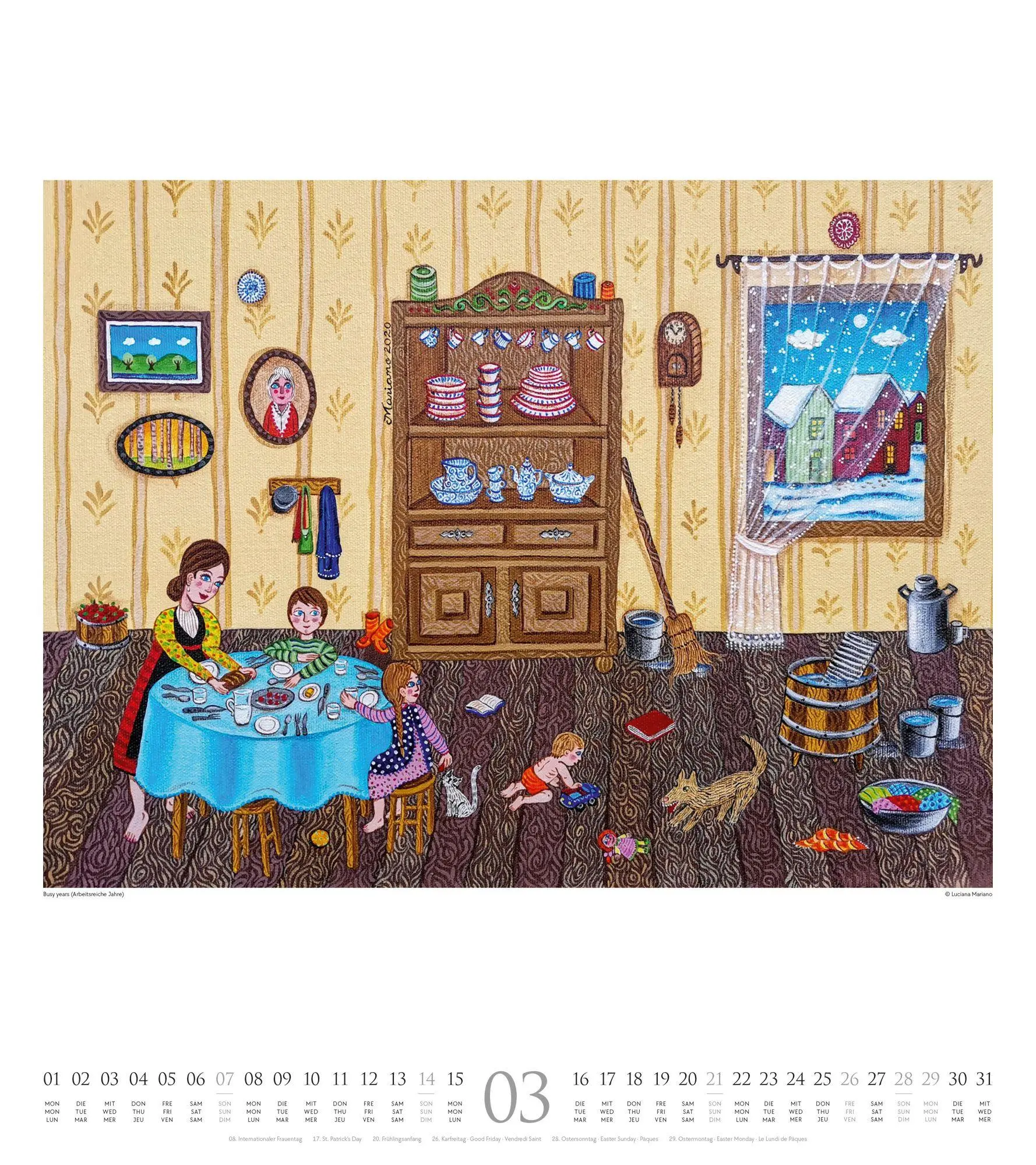 Bild: 9783838427188 | Naive Malerei Kalender 2027 | Ackermann Kunstverlag GmbH | Kalender