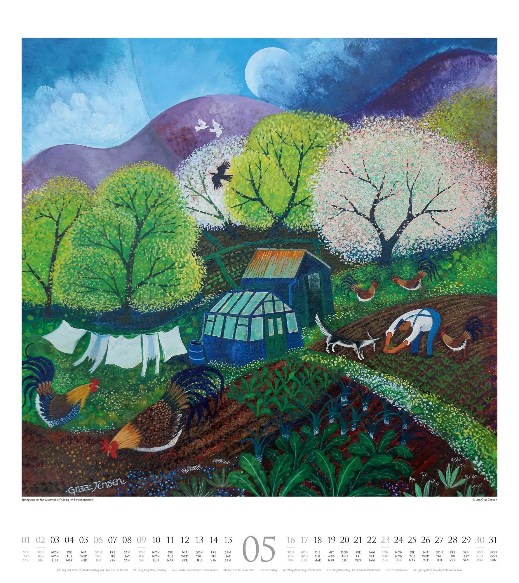 Bild: 9783838427188 | Naive Malerei Kalender 2027 | Ackermann Kunstverlag GmbH | Kalender