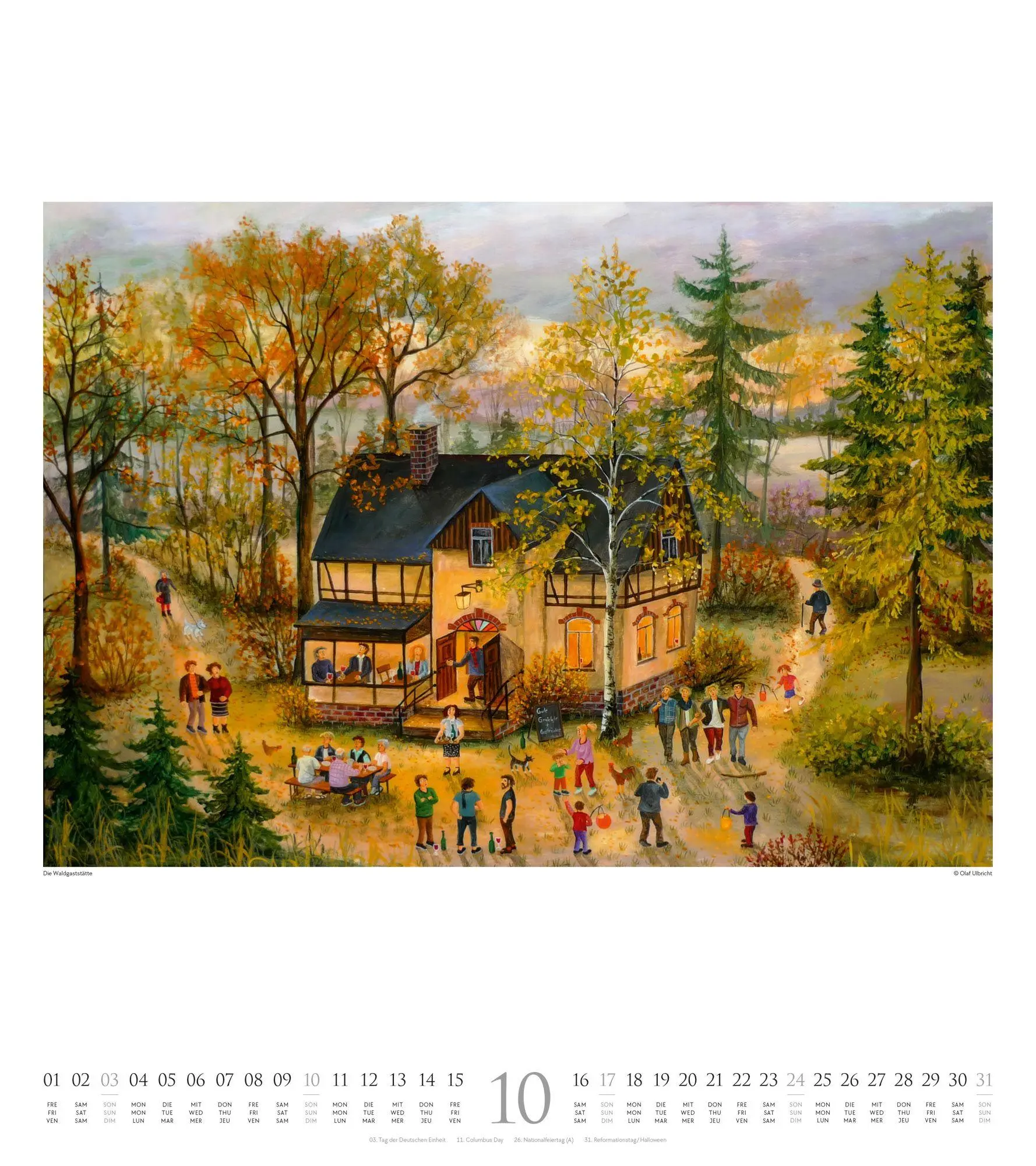Bild: 9783838427188 | Naive Malerei Kalender 2027 | Ackermann Kunstverlag GmbH | Kalender