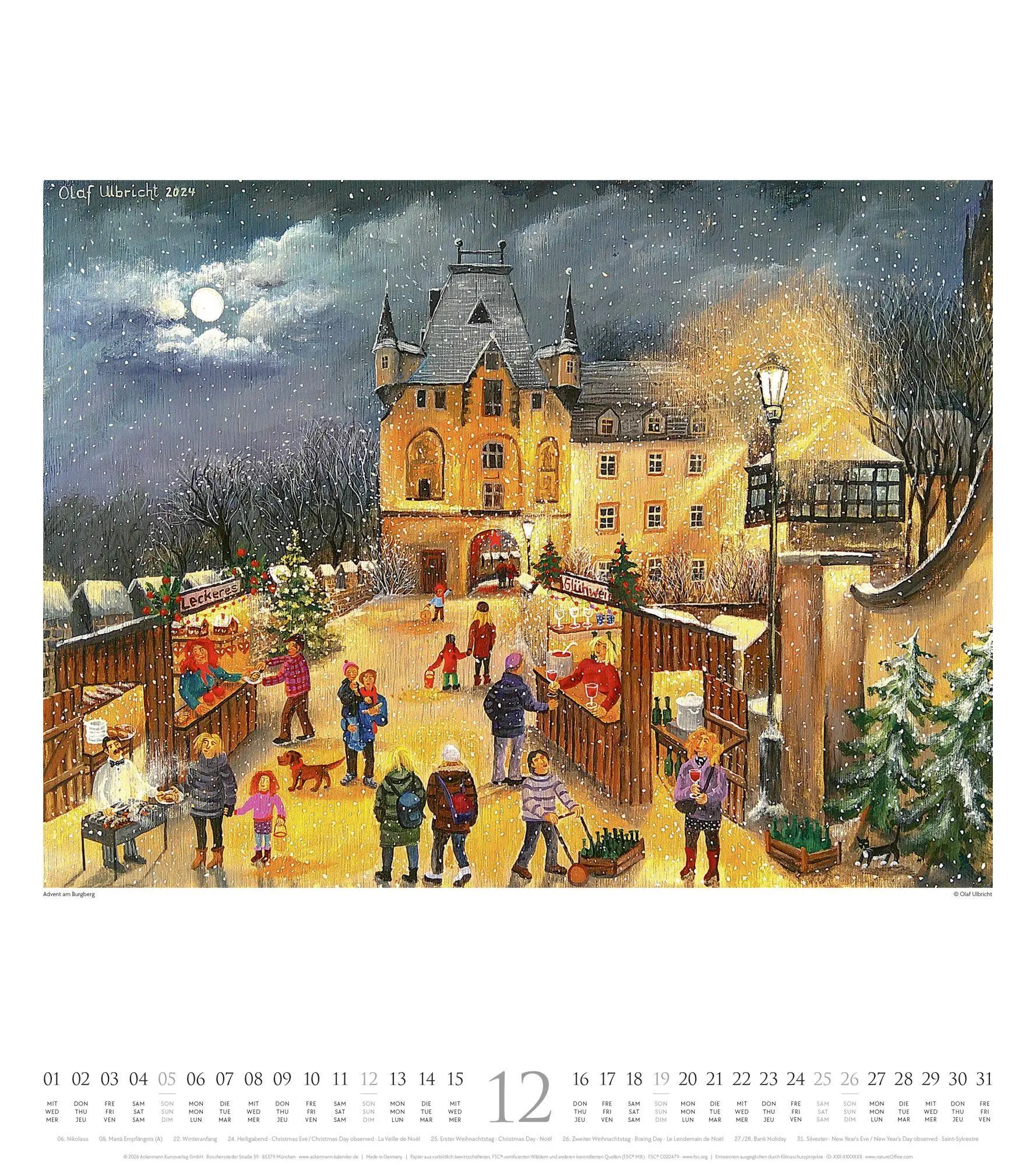 Bild: 9783838427188 | Naive Malerei Kalender 2027 | Ackermann Kunstverlag GmbH | Kalender