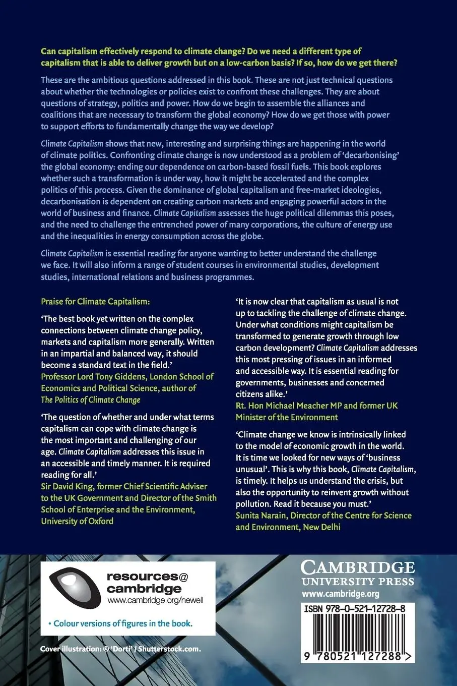 Rückseite: 9780521127288 | Climate Capitalism | Peter Newell (u. a.) | Taschenbuch | Englisch