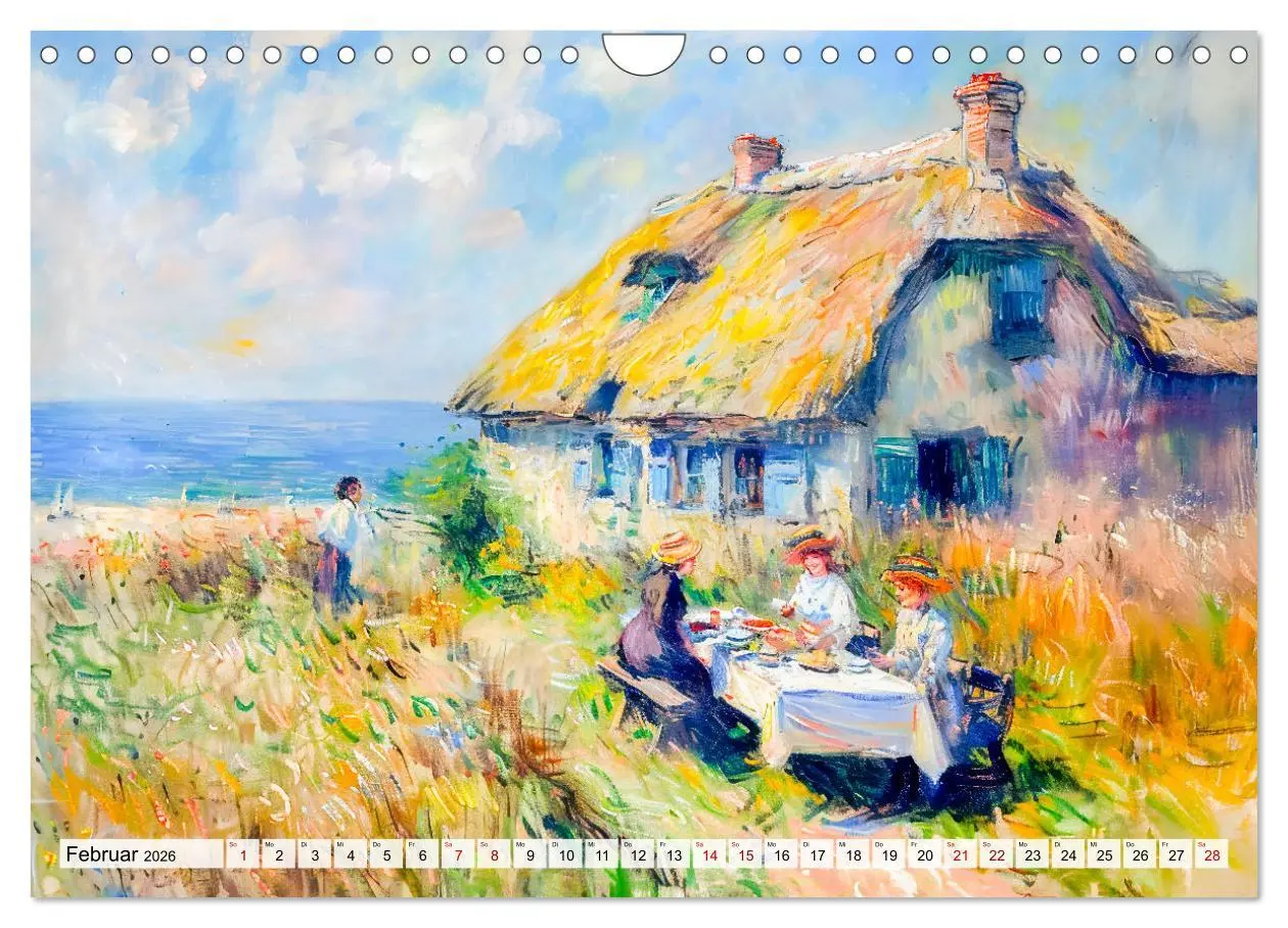 Bild: 9783457267288 | Ein Tag am Meer - Durch die Augen der Impressionisten (Wandkalender...