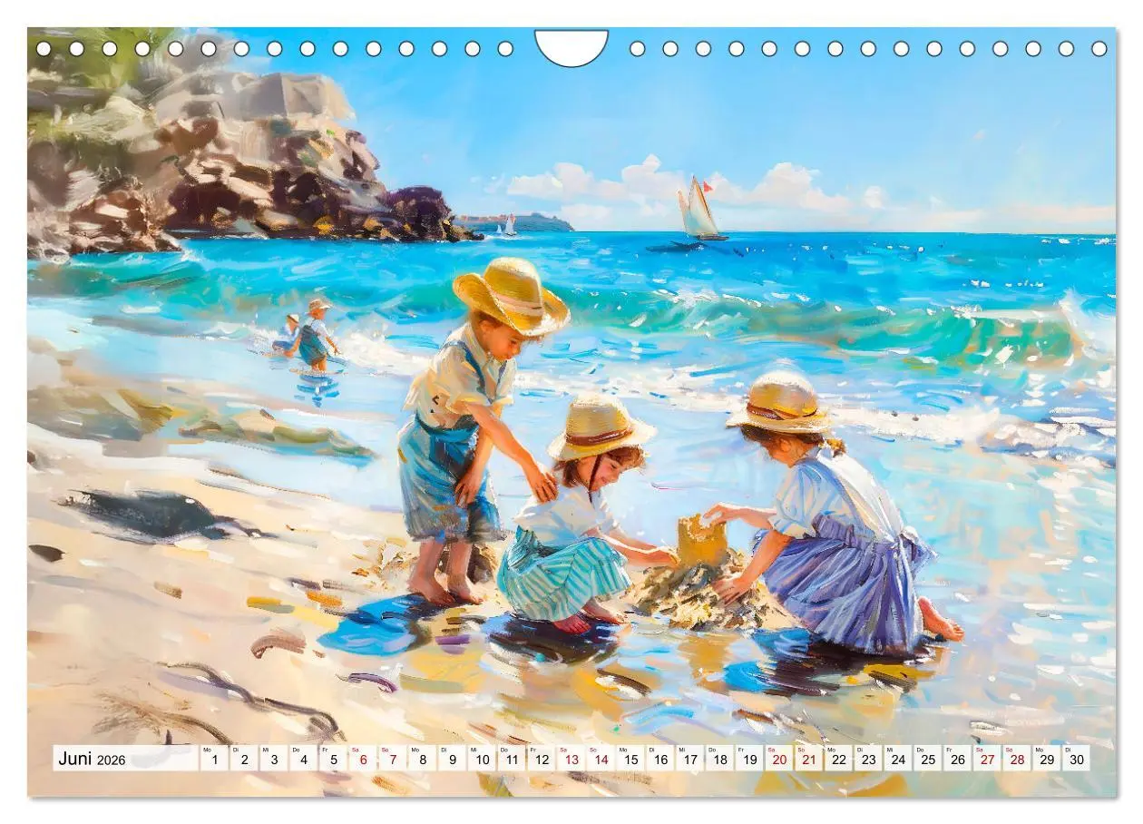 Bild: 9783457267288 | Ein Tag am Meer - Durch die Augen der Impressionisten (Wandkalender...