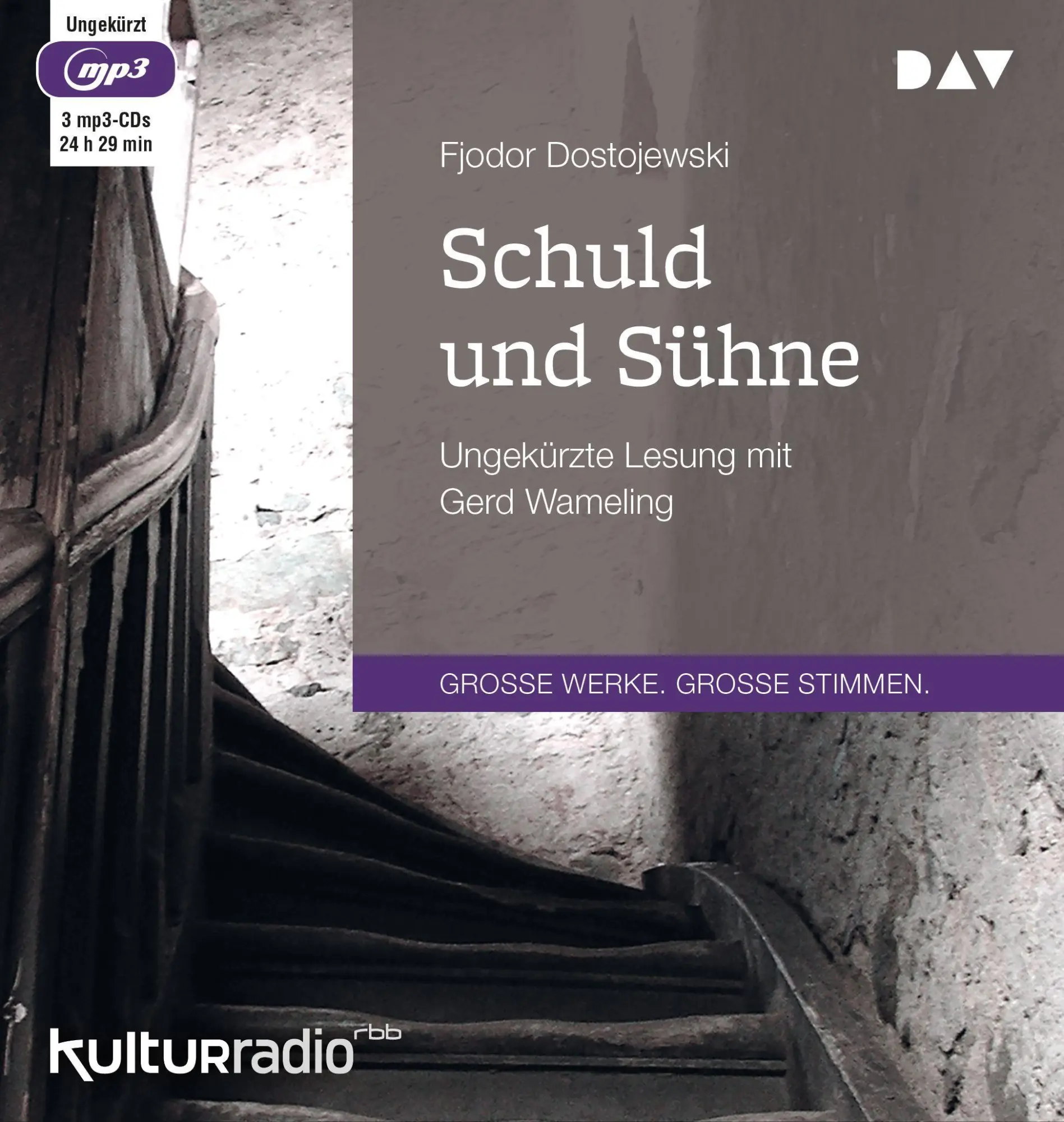 Cover: 9783862317288 | Schuld und Sühne | Ungekürzte Lesung | Fjodor Dostojewski | MP3 | 2016