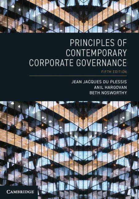 Cover: 9781009287388 | Principles of Contemporary Corporate Governance | Plessis (u. a.)