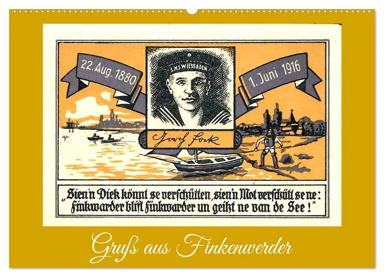 Cover: 9783516967388 | Gruß aus Finkenwerder (Wandkalender 2027 DIN A2 quer), CALVENDO...