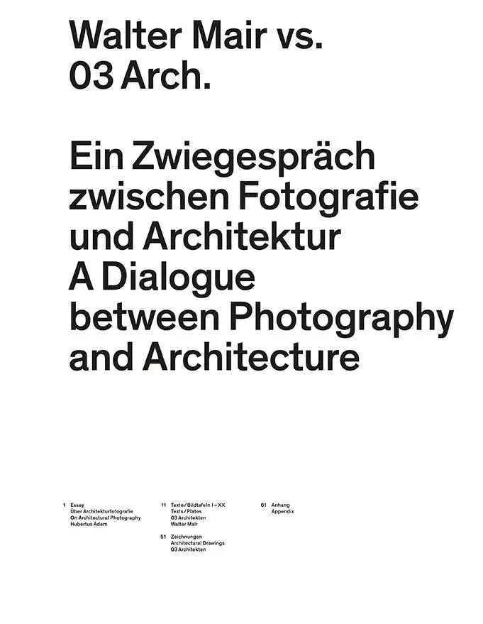 Cover: 9783906027388 | Walter Mair vs.03 Arch. | 03 Architects | Taschenbuch | 60 S. | 2013