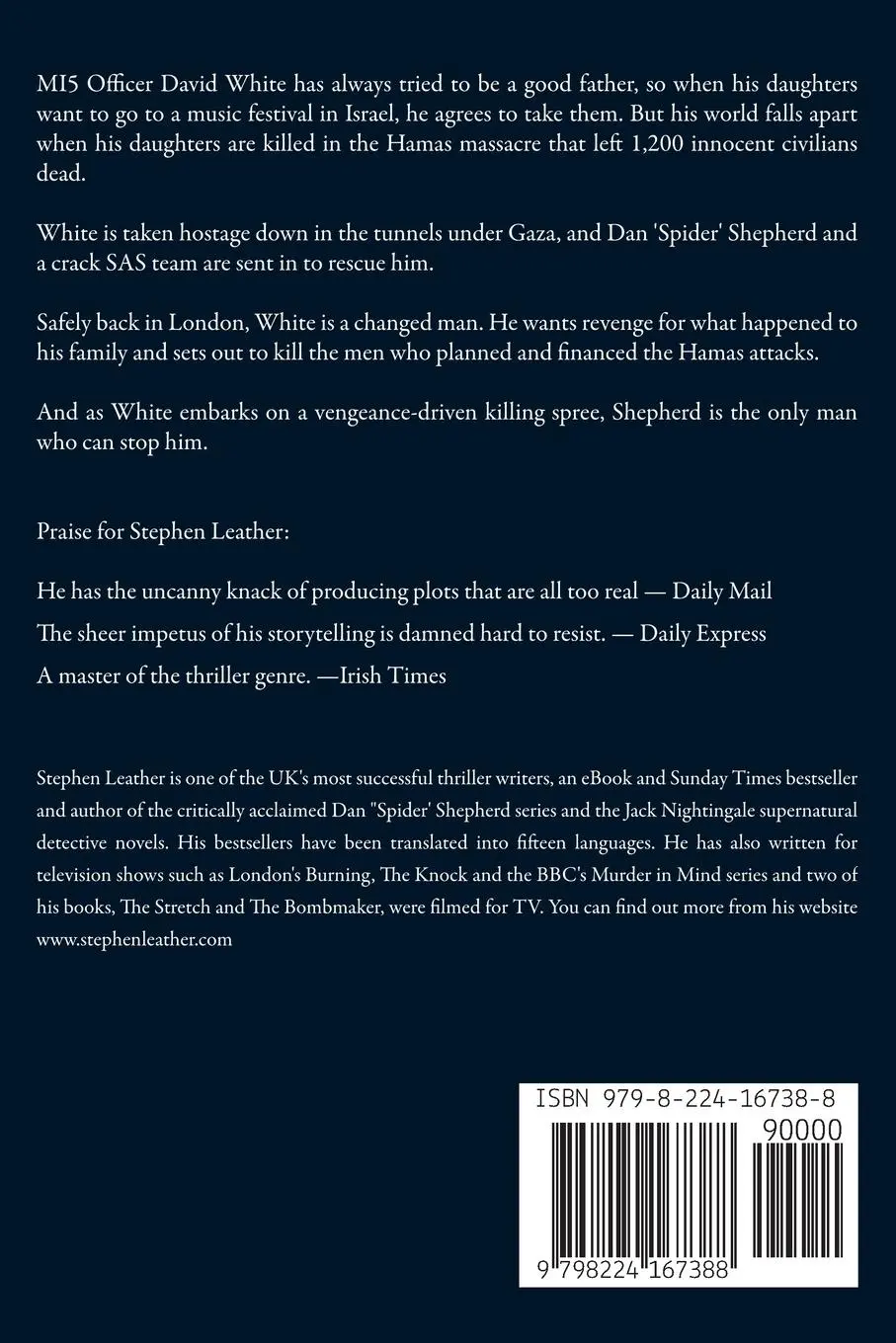 Rückseite: 9798224167388 | First Strike | Stephen Leather | Taschenbuch | Englisch | 2024