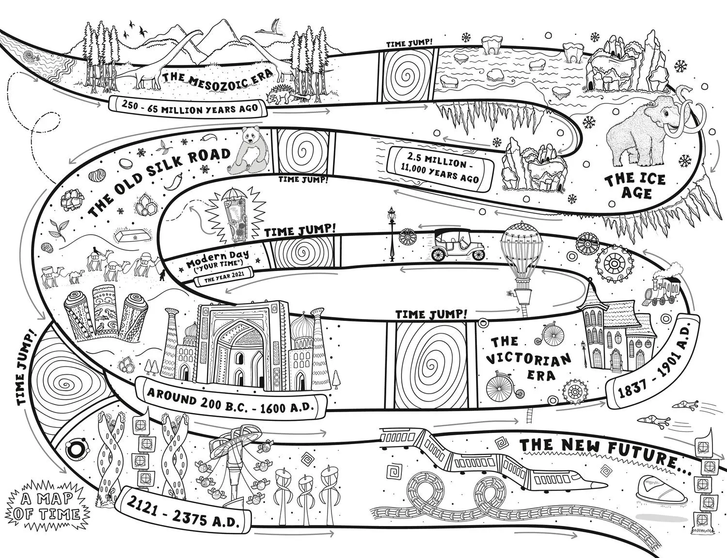 Bild: 9780008457488 | The Time Traveller | Mystery Puzzles for Kids | Collins Kids (u. a.)