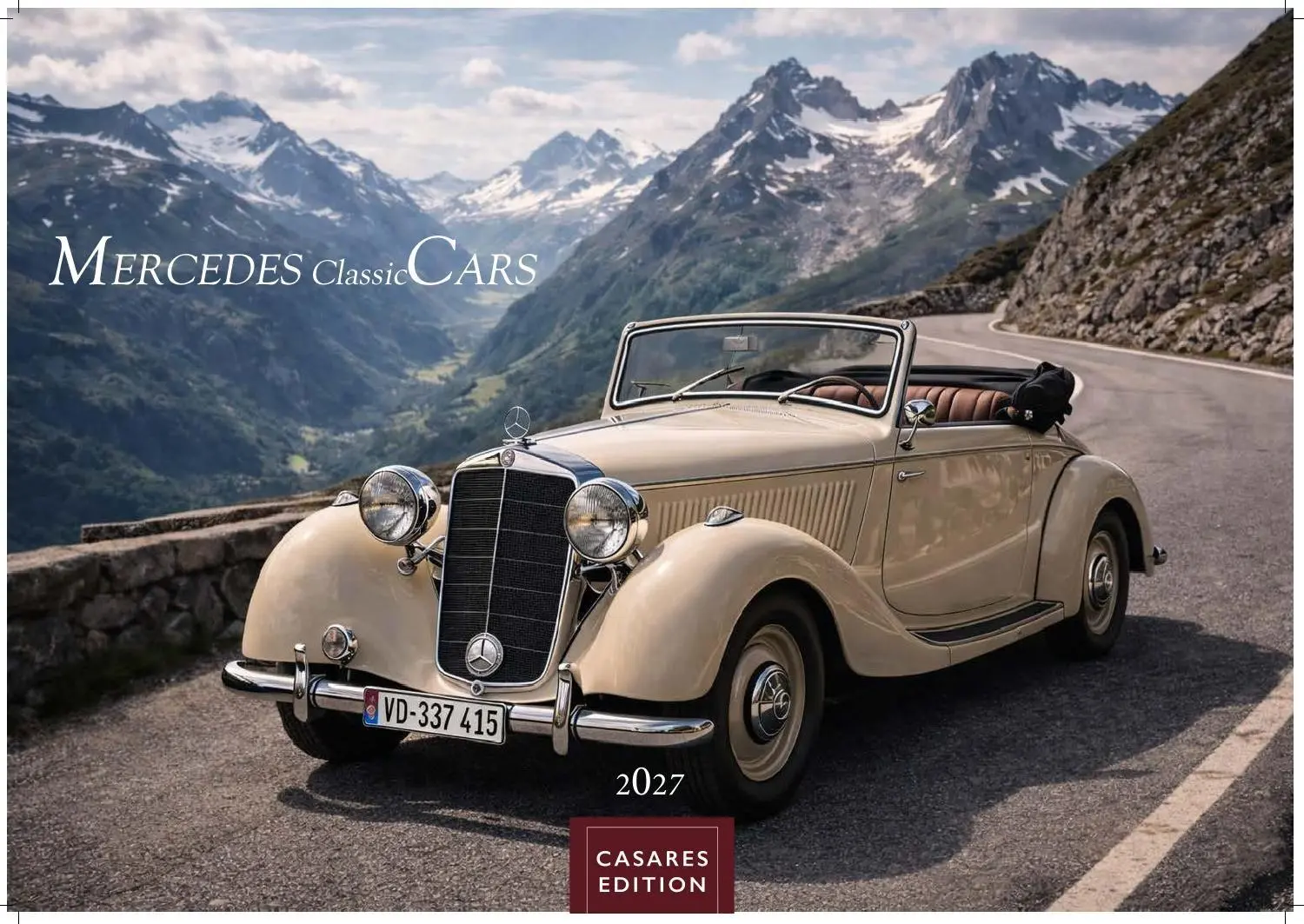 Cover: 9781835247488 | Mercedes Classic Cars Kalender 2027 - Wandkalender Fotokalender...