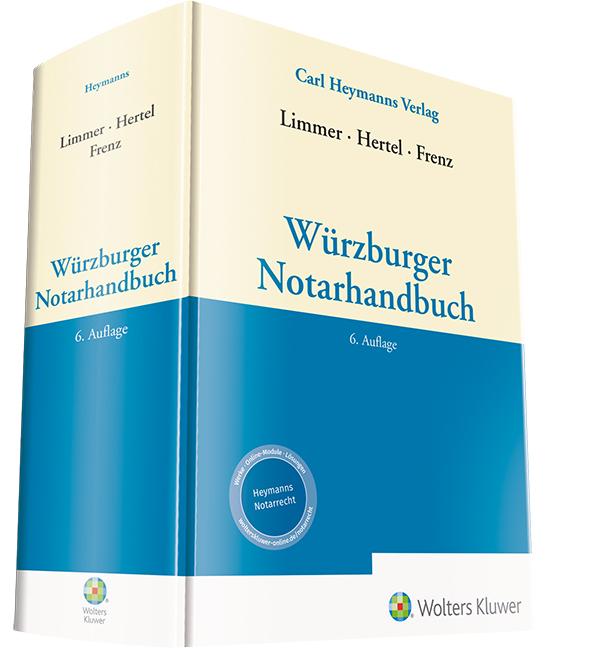 Cover: 9783452297488 | Würzburger Notarhandbuch | Norbert Frenz (u. a.) | Buch | Deutsch