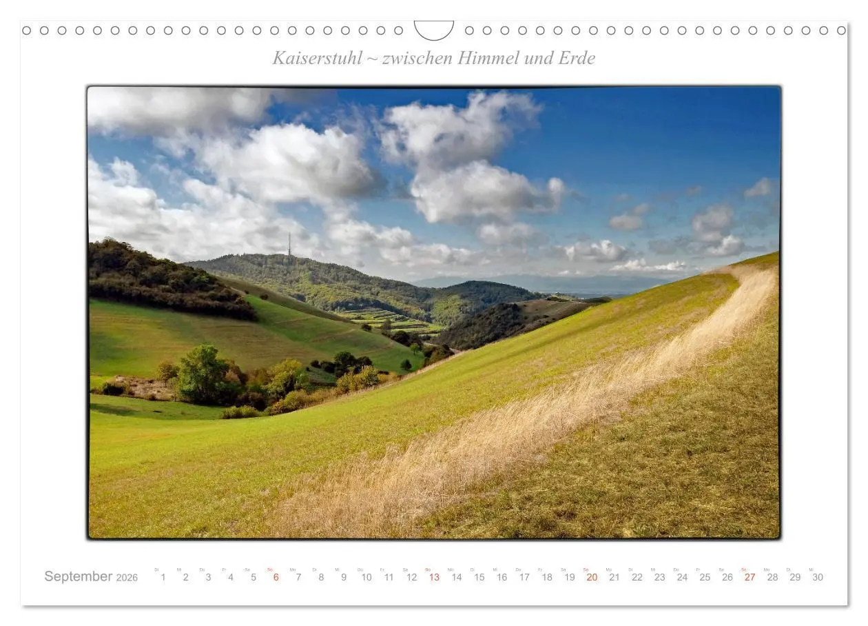 Bild: 9783457797488 | Kaiserstuhl zwischen Himmel und Erde (Wandkalender 2026 DIN A3...