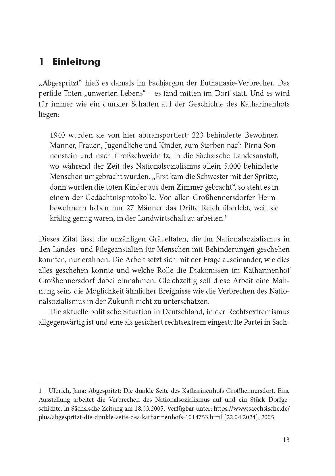 Bild: 9783863217488 | Die Pflege von Menschen mit Behinderung im Nationalsozialismus | Buch