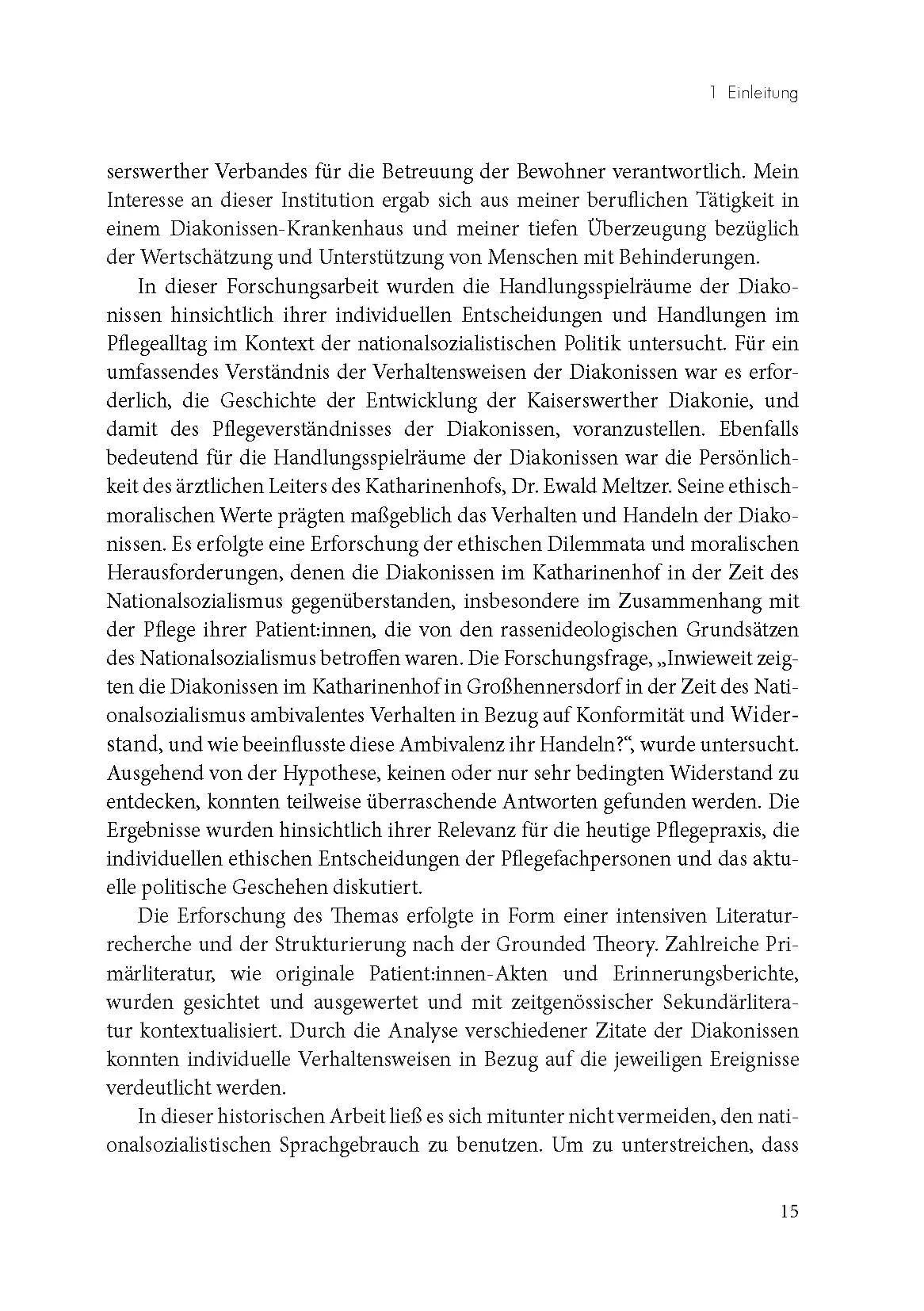 Bild: 9783863217488 | Die Pflege von Menschen mit Behinderung im Nationalsozialismus | Buch