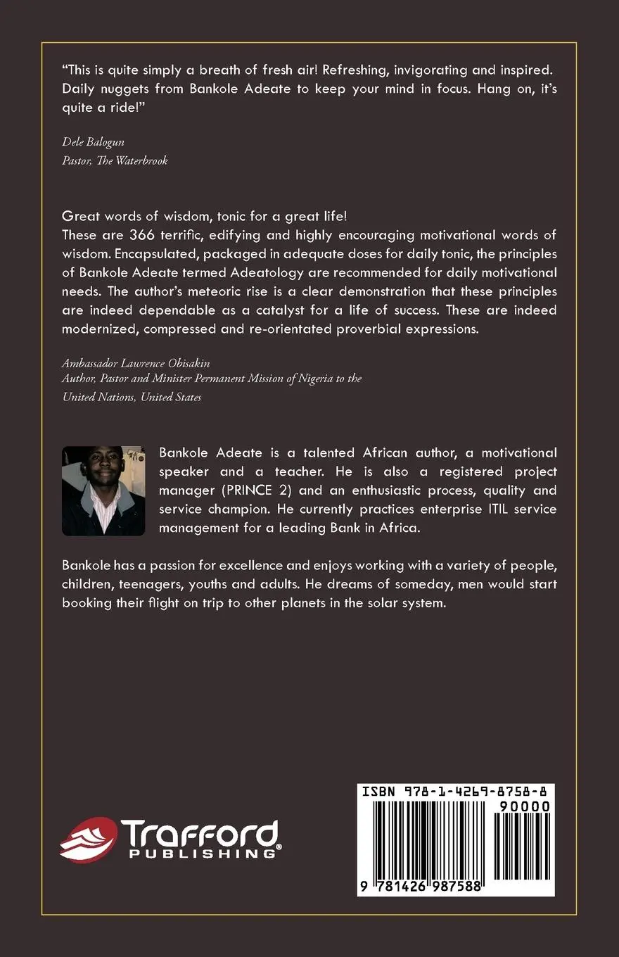 Rückseite: 9781426987588 | The Principles of Adeatology | Bankole Adeate | Taschenbuch | Englisch