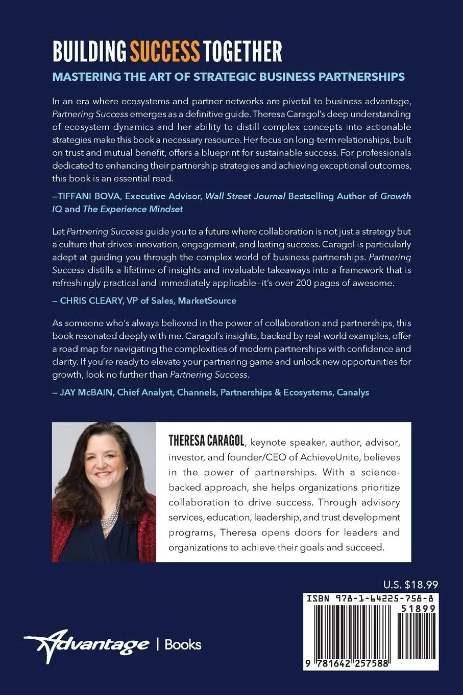Rückseite: 9781642257588 | Partnering Success | Theresa Caragol | Taschenbuch | Englisch | 2024