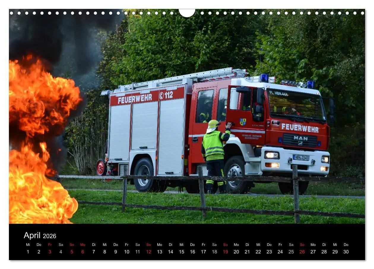 Bild: 9783516017588 | FEUERWEHR IM EINSATZ (Wandkalender 2026 DIN A3 quer), CALVENDO...