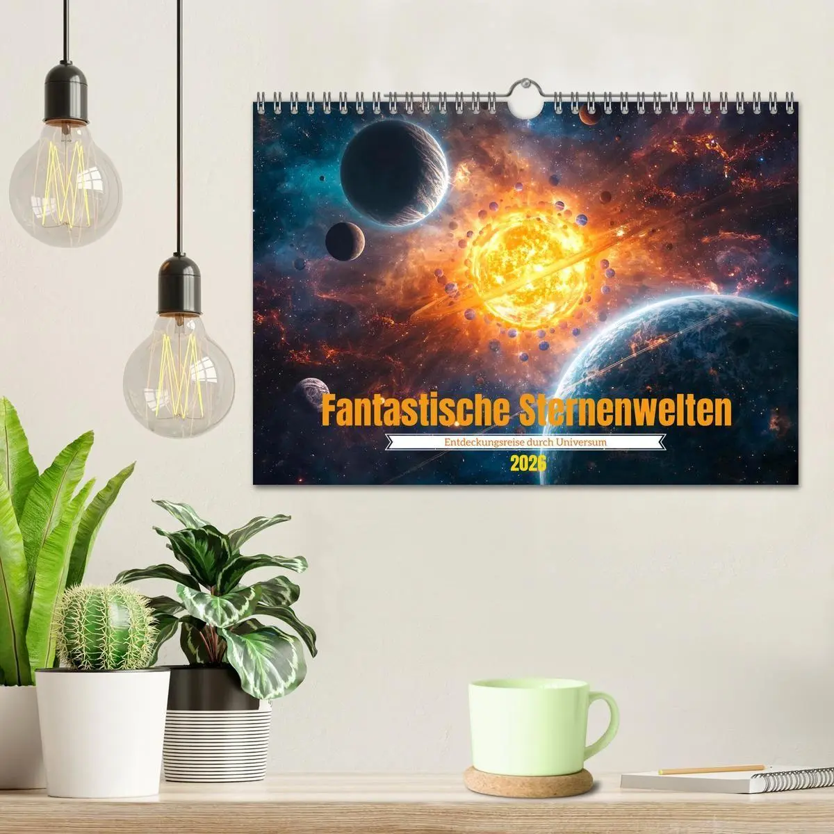 Bild: 9783516707588 | Fantastische Sternenwelten (Wandkalender 2026 DIN A4 quer),...