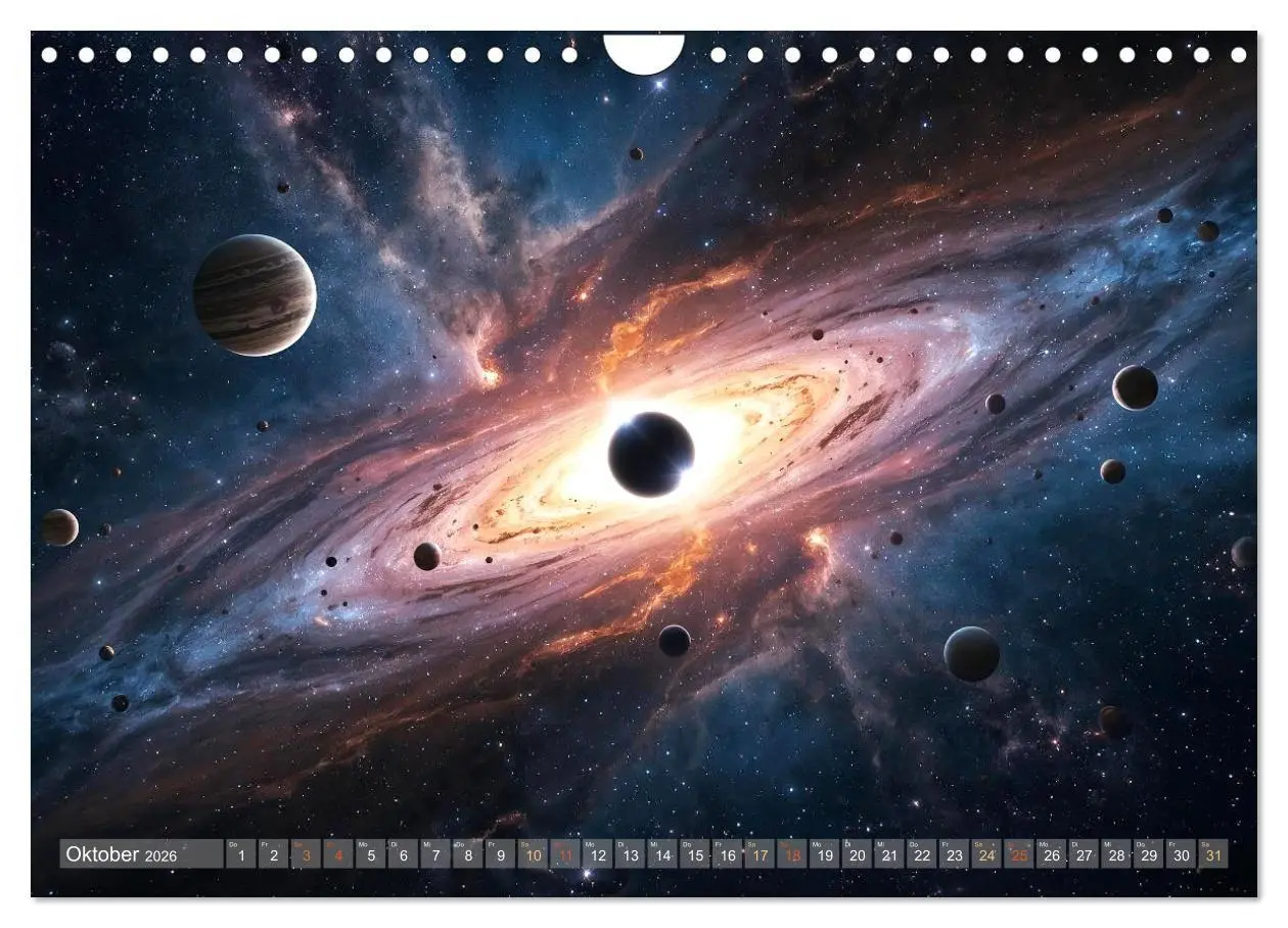 Bild: 9783516707588 | Fantastische Sternenwelten (Wandkalender 2026 DIN A4 quer),...