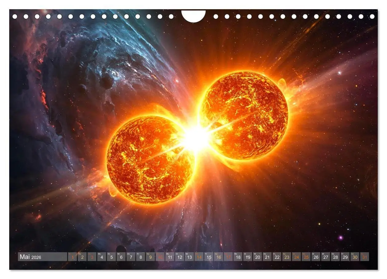 Bild: 9783516707588 | Fantastische Sternenwelten (Wandkalender 2026 DIN A4 quer),...