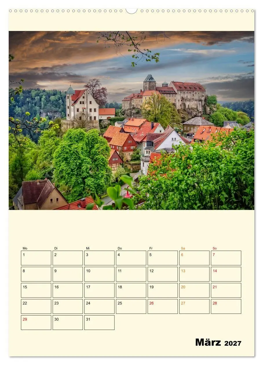 Bild: 9783569417588 | Mein Sachsen (Wandkalender 2027 DIN A2 hoch), CALVENDO Monatskalender
